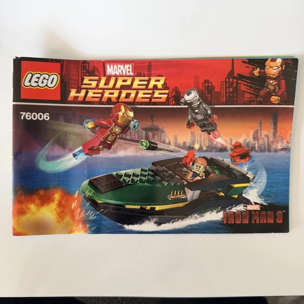 LEGO Marvel Super Heroes 76006 Iron Man 3 Instruction Manual Booklet‎ Only 2013